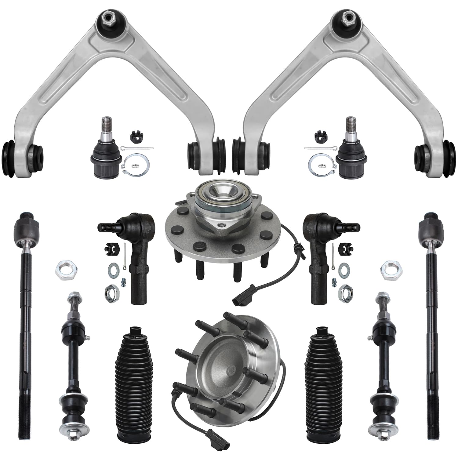 Detroit Axle - 2WD Front End Suspension Kit for 03-05 Dodge Ram 2500 3500