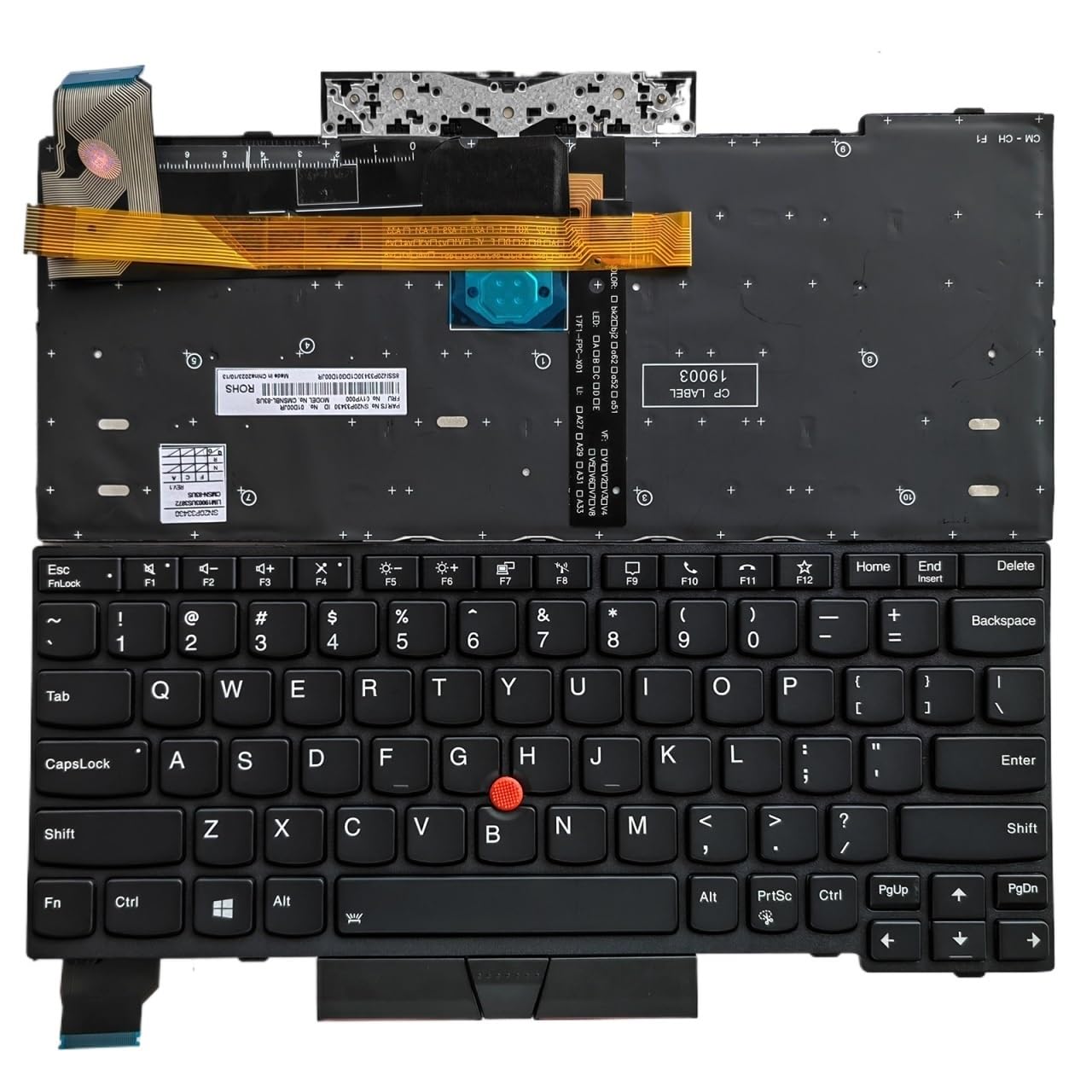Clavier Thinkpad L13 cassé : remplacez-le par ce modèle US rétroéclairé - 5