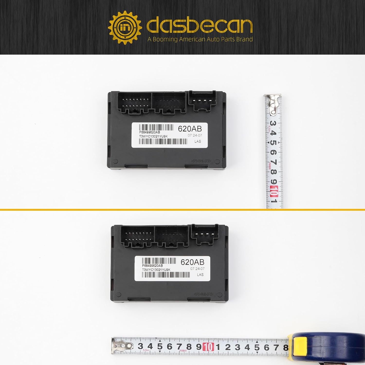 Dasbecan Transfer Case Control Module Compatible with Dodge Durango 2021-2025 Jeep Grand Cherokee WK 2022 OEM# 68499620AA 68499620AB