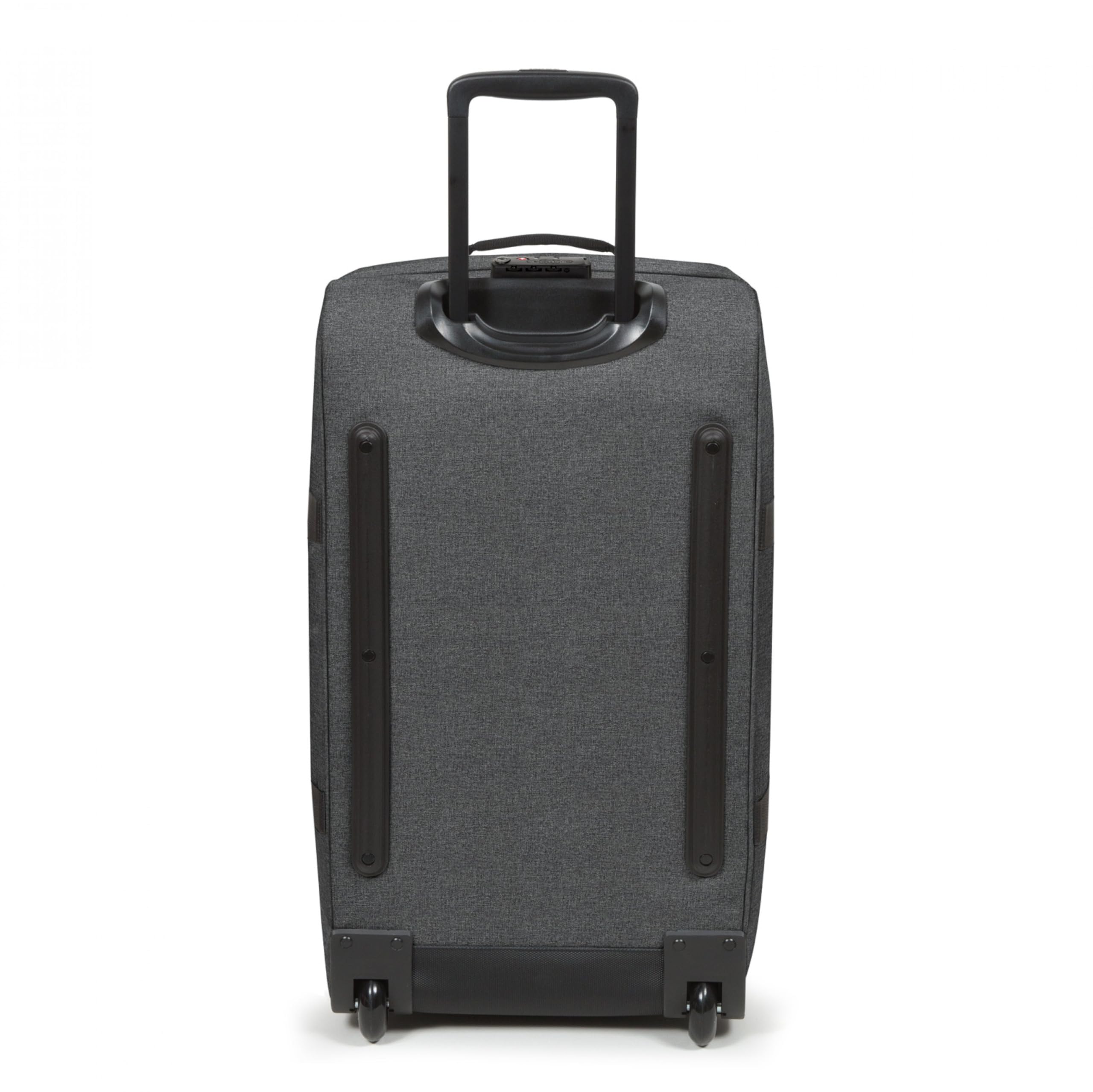 Eastpak Tranverz M Valise Moyenne 78L (67 x 35,5 x 30 cm), bagage à roulettes, valise légère et résistante avec double compartiment, poignée télescopique & serrure TSA - BLACK DENIM
