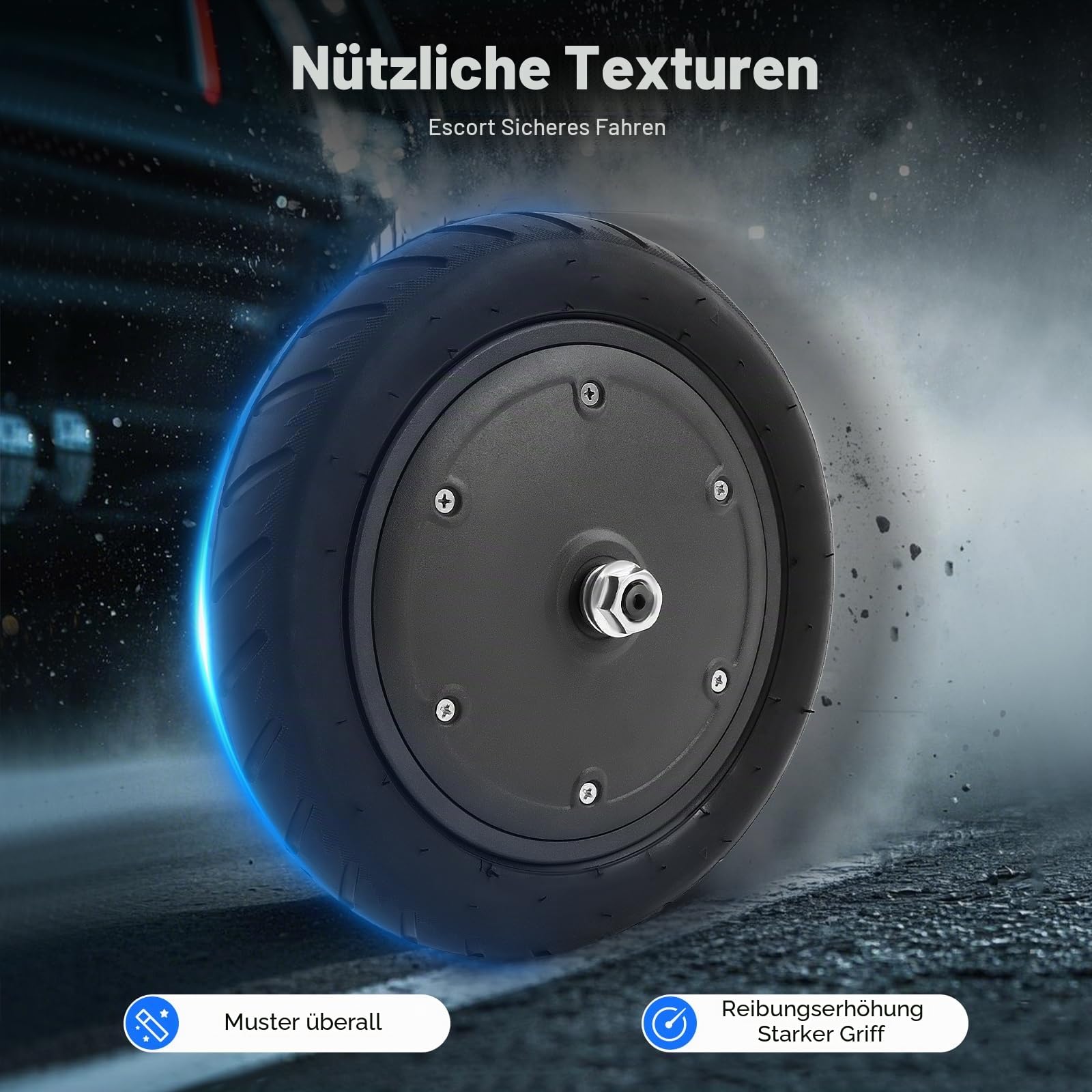 Elektromotor | 350W Brushless Motor für E-Scooter & E-Bikes | 36V 600r/min | IP54 Wasserdicht | Traglast 100kg | Ideal für Xiaomi M365 | Schwarz