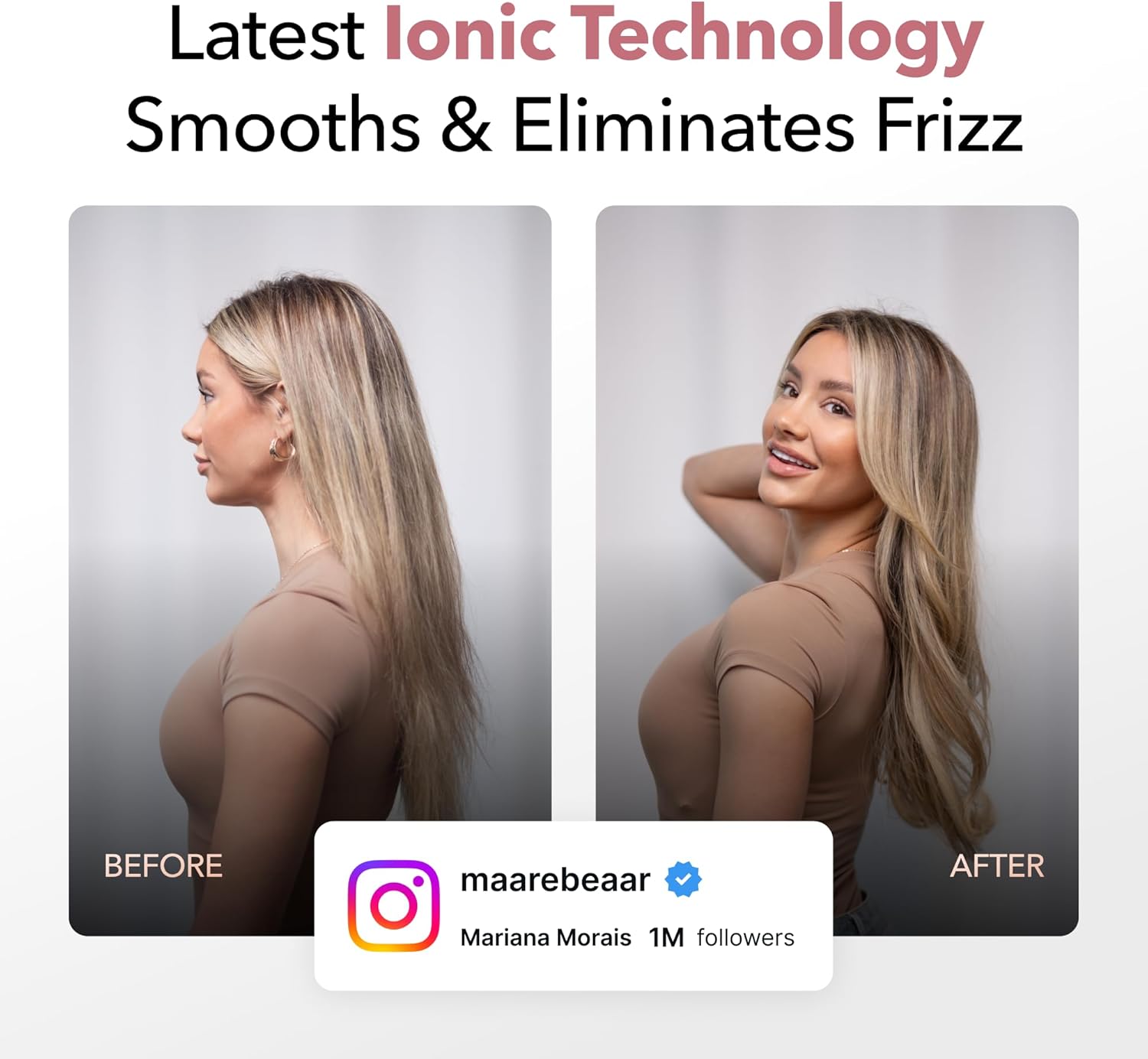 SRILabs DryQ “Smart” Hair Dryer - Super Lightweight, Foldable - Powerful, Quiet Motor - Infrared and Ionic Technology - 3 Magnetic Attachments - Heat Control with Locking Switch - Image 5