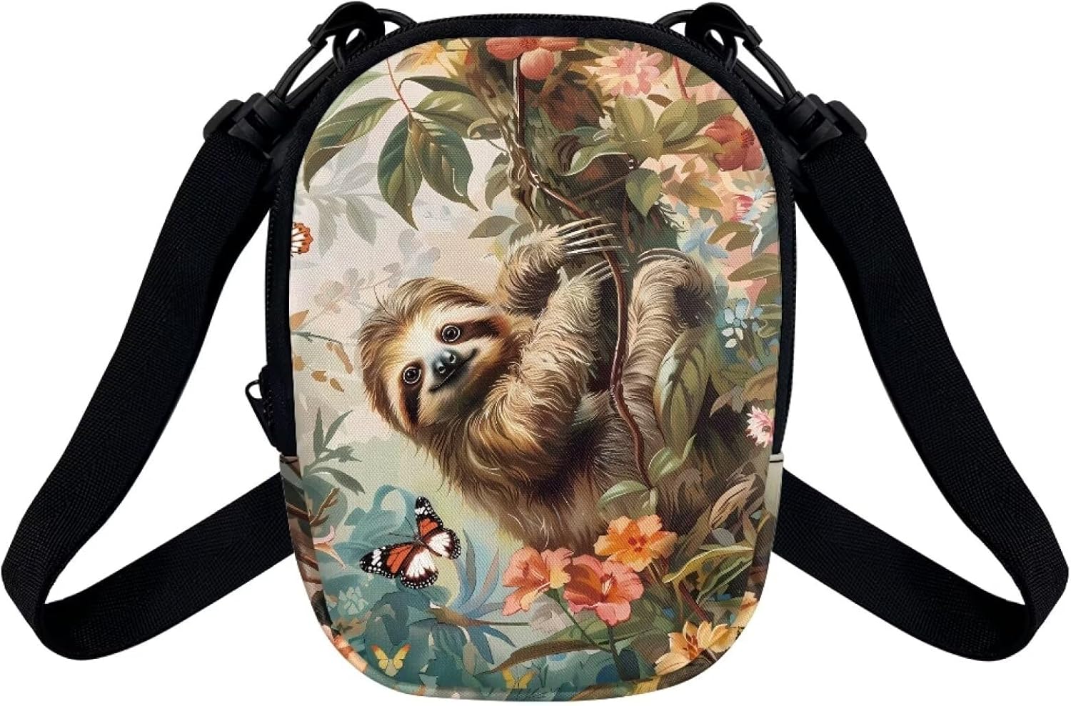 Suobstales Mini Crossbody Messenger Bag – Small Phone Purse With Adjustable Strap, Polyester, Multiple Patterns