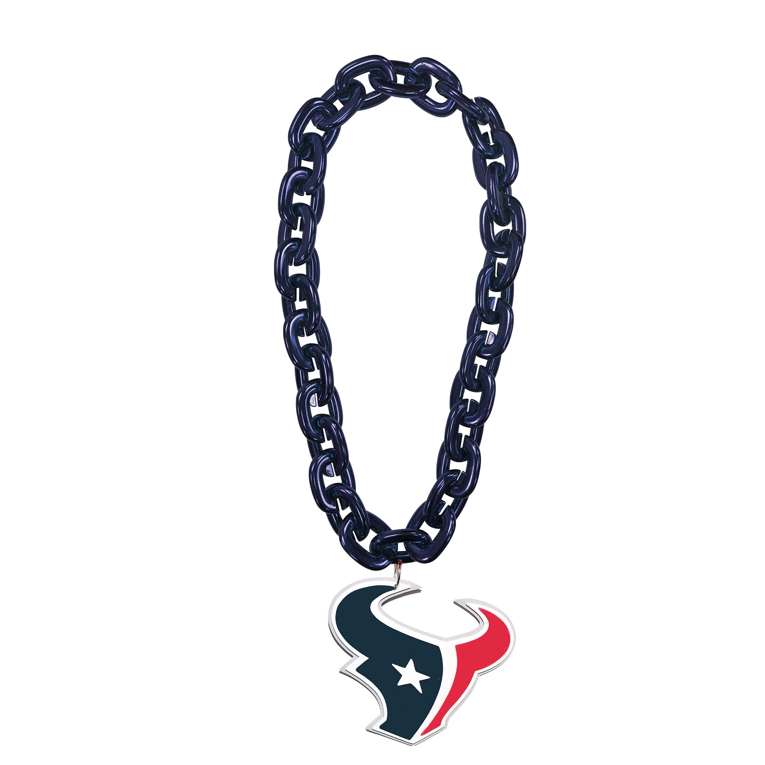 NFL Houston Texans Houston Texans NFL 3D Fanchain Magnet, Navy, One Size