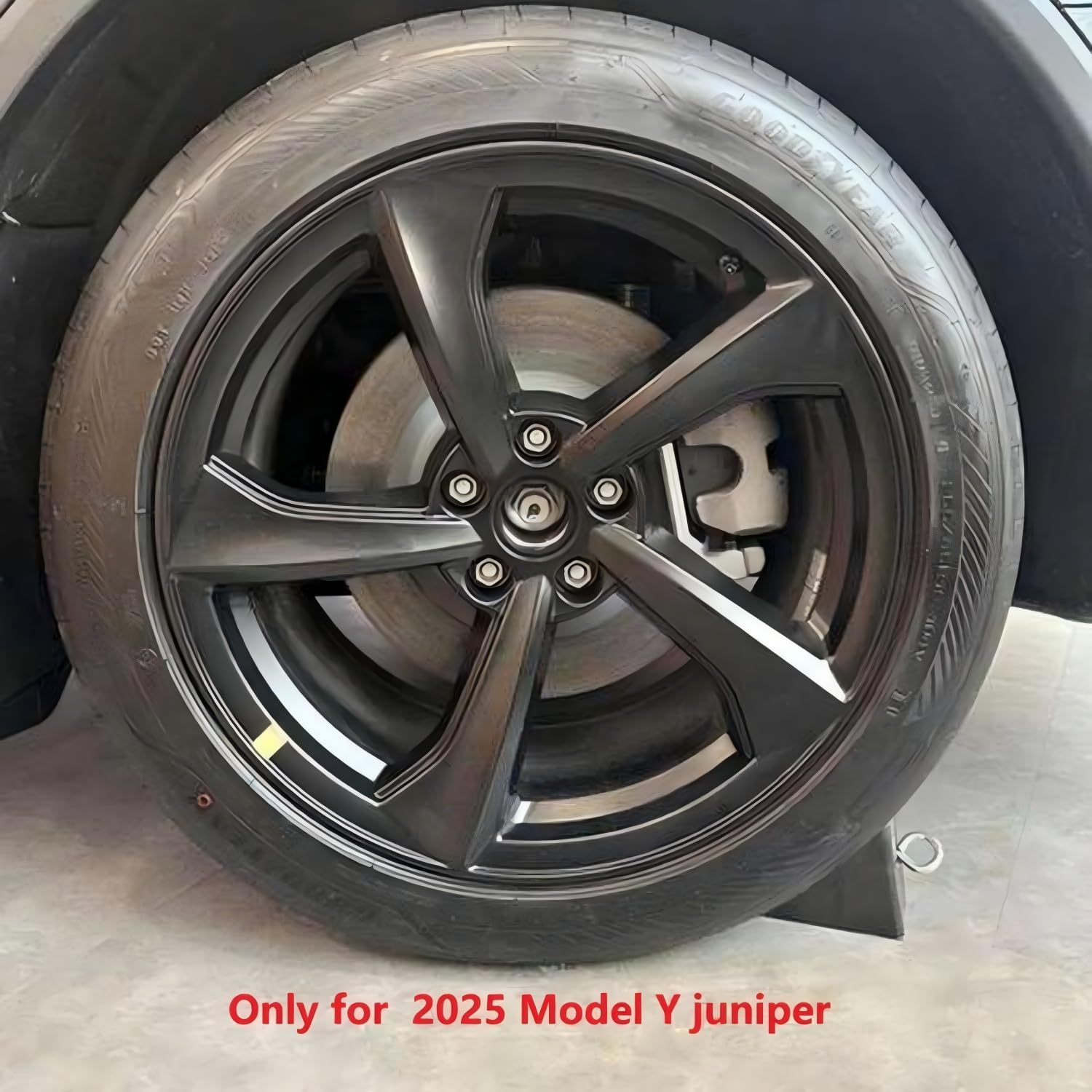 Wheel Cover Hubcaps with Rim Protectors - PC Material, Compatible with 2025-2026 Tesla Model Y Juniper 19 inch Rims,Set of 4(Matte Black, 2025-2026 Model Y Juniper)