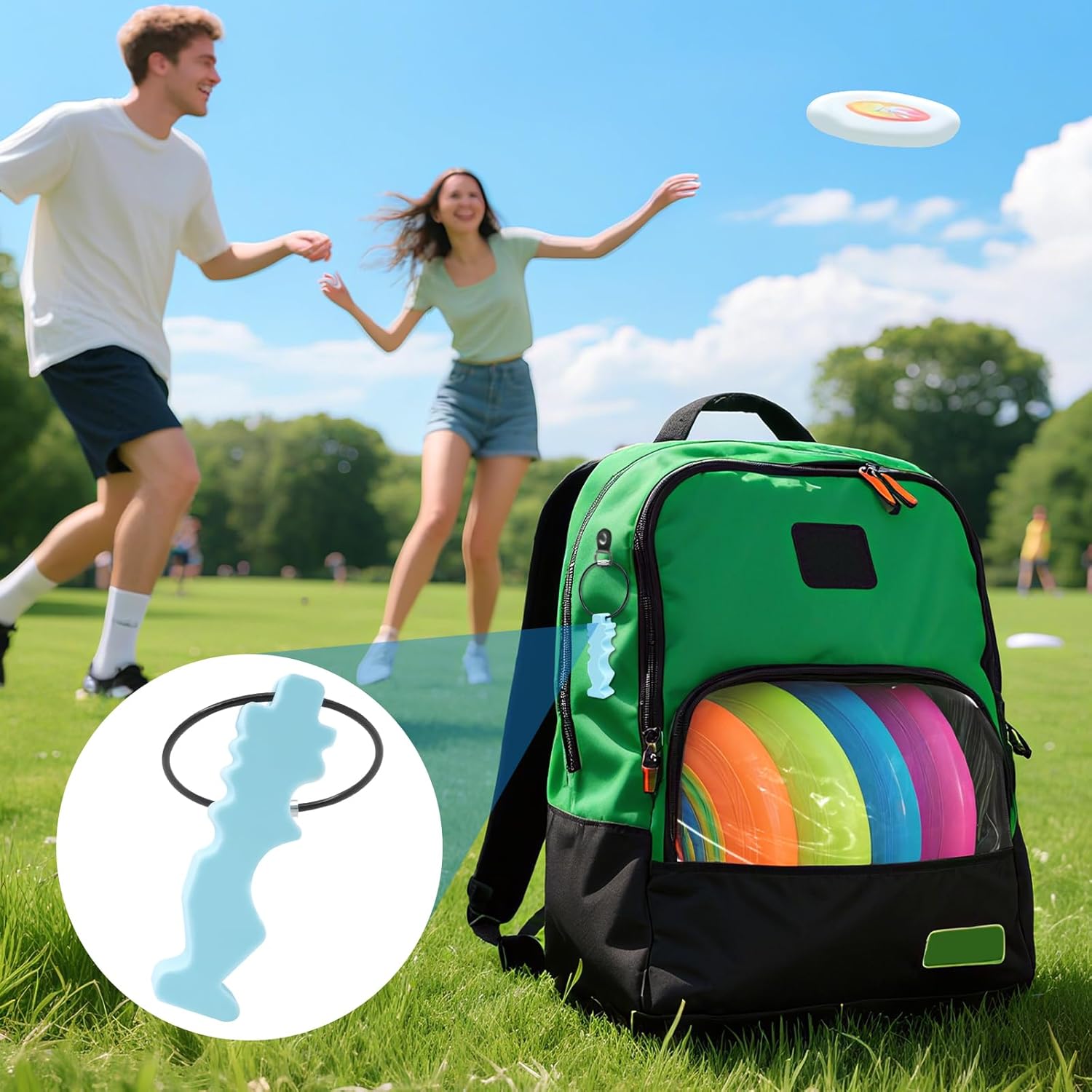 Repair Tool for Disc Golf, Disc Golf Edge Maintenance Tool, Disc Golf Accessories for Scratch Stains Repair Polishing - Image 7