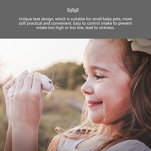 Miniatura 4 de Botellas de leche para mascotas, biberón para mascotas, biberones de alimentación para cachorros de gatitos recién nacidos, botellas de leche para