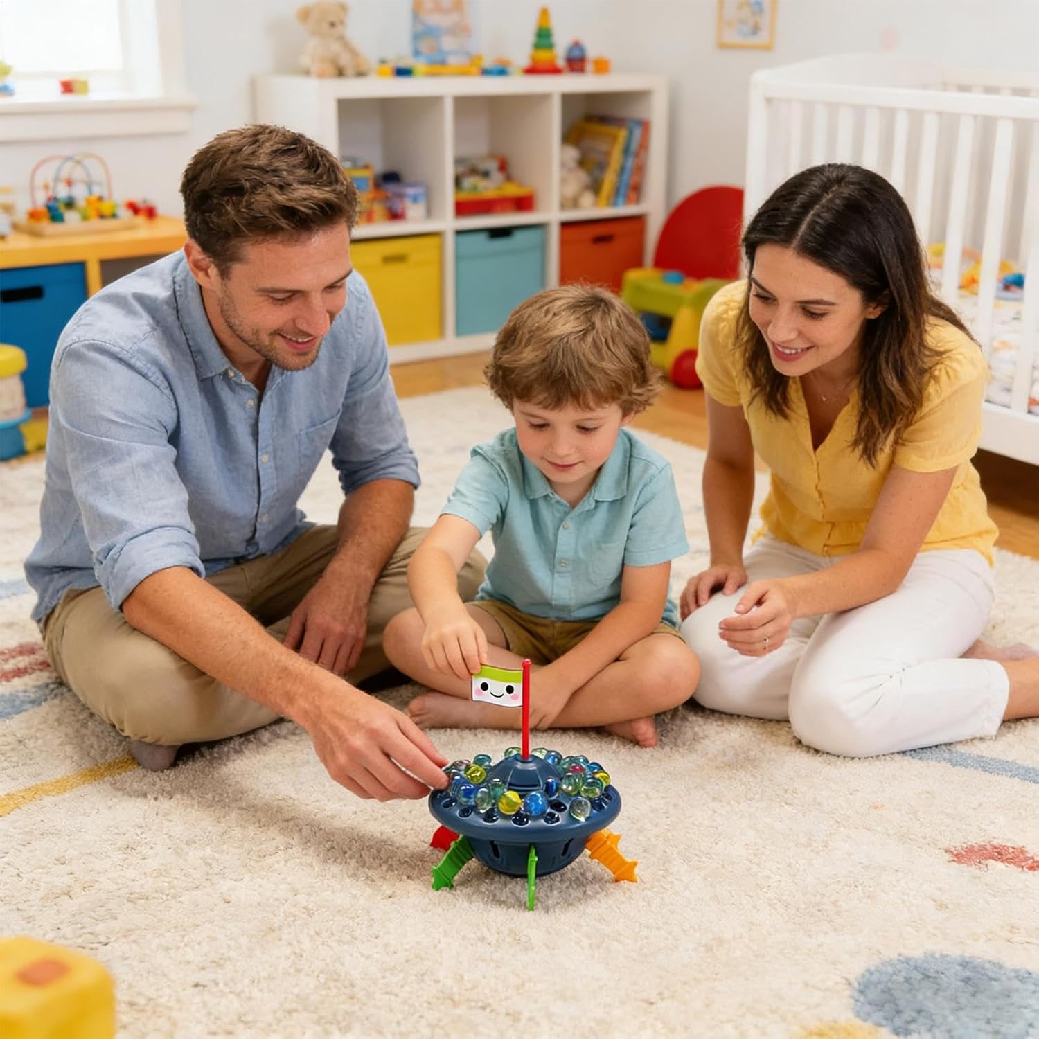 Marble Balance Board Game - Family Challenge Game | Marble Balance Toy, Educational Tabletop Play, Parent Child Activity, Kids Logic Games, Brain Training Set for Kids Parents Home Family Night Party