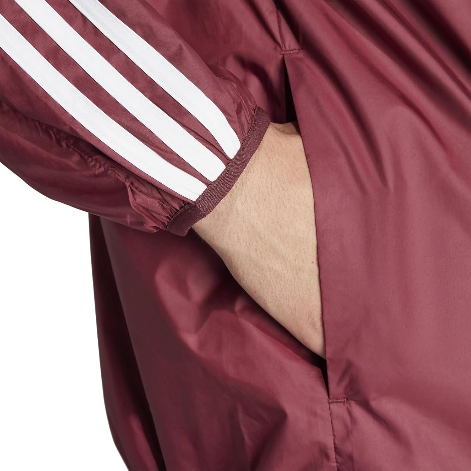 adidas Essentials Woven 3-Stripes Windbreaker - Image 4