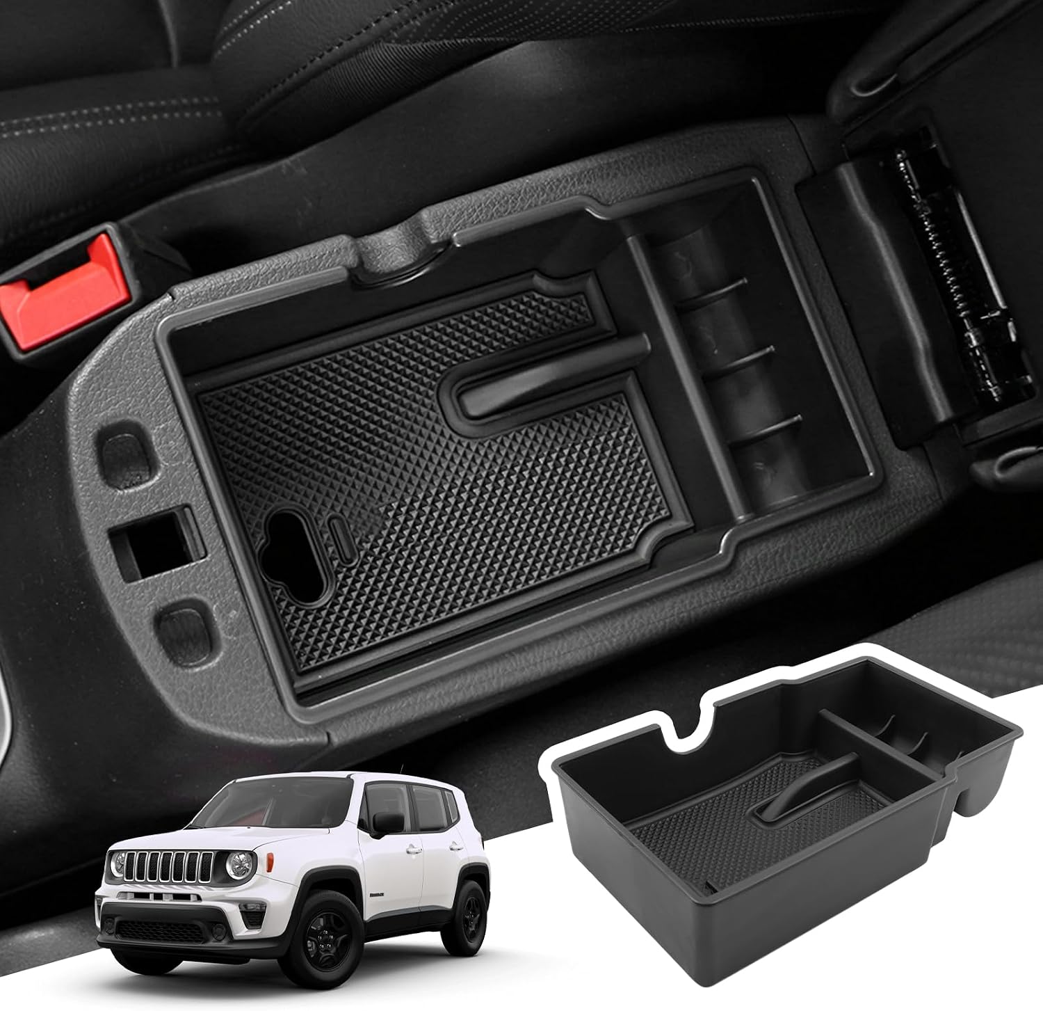 BIBIBO Contenitore Console Centrale Fiat 500X e Renegade