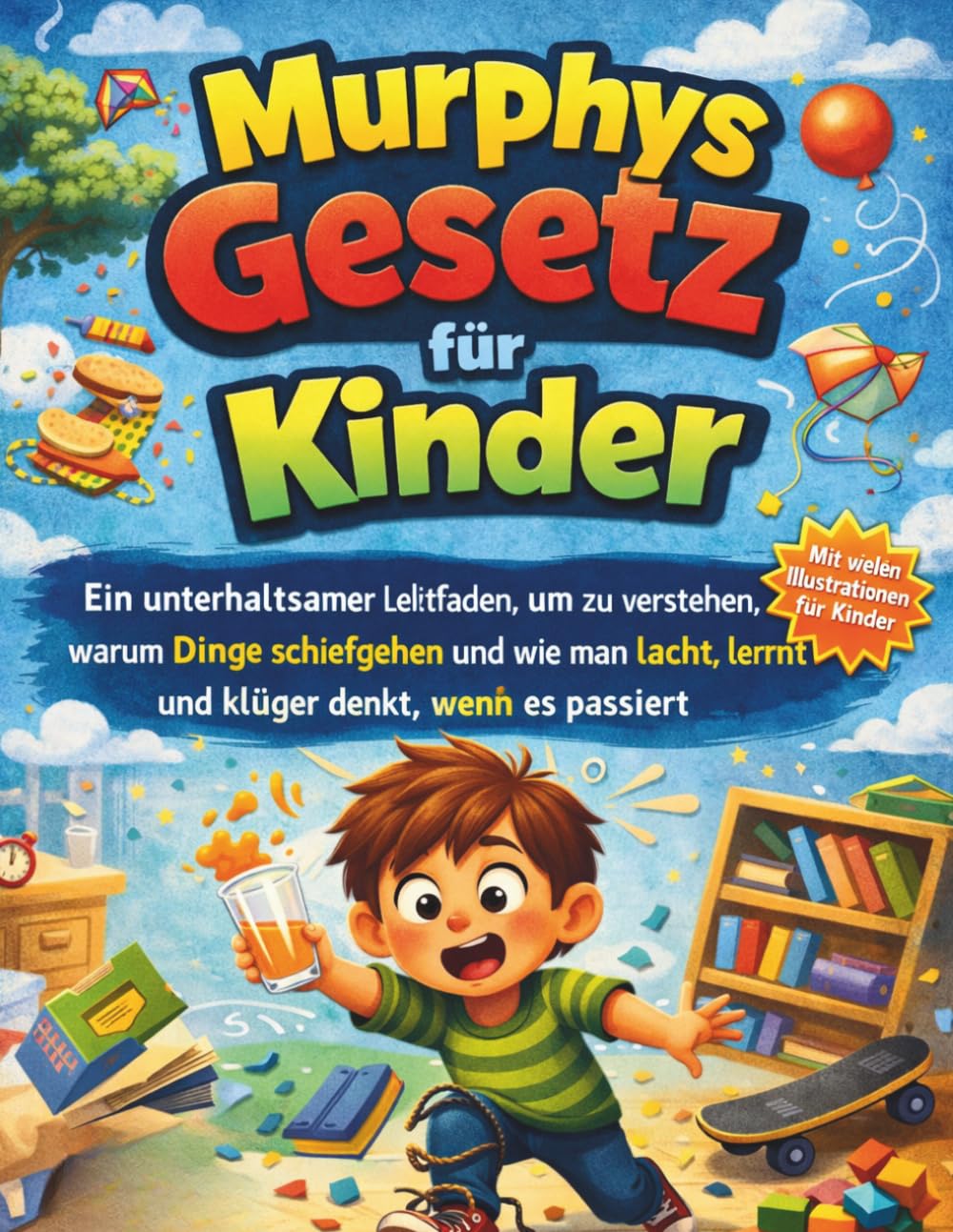 Murphys Gesetz für Kinder: Ein unterhaltsamer Leitfaden, um zu verstehen, warum Dinge schiefgehen und wie man lacht, lernt und klüger denkt, wenn es passiert