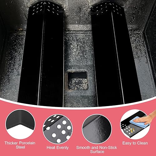 Miniatura 3 de BMMXBI 720-0819 Kit de piezas de parrilla para Kitchen Aid 720-0819 720-0819A 2 quemadores de gas, repuesto de tubo de quemador de placa de calor