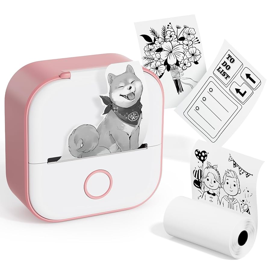 Amazon.co.jp: ミニプリンター スマホ対応 Memoqueen T02