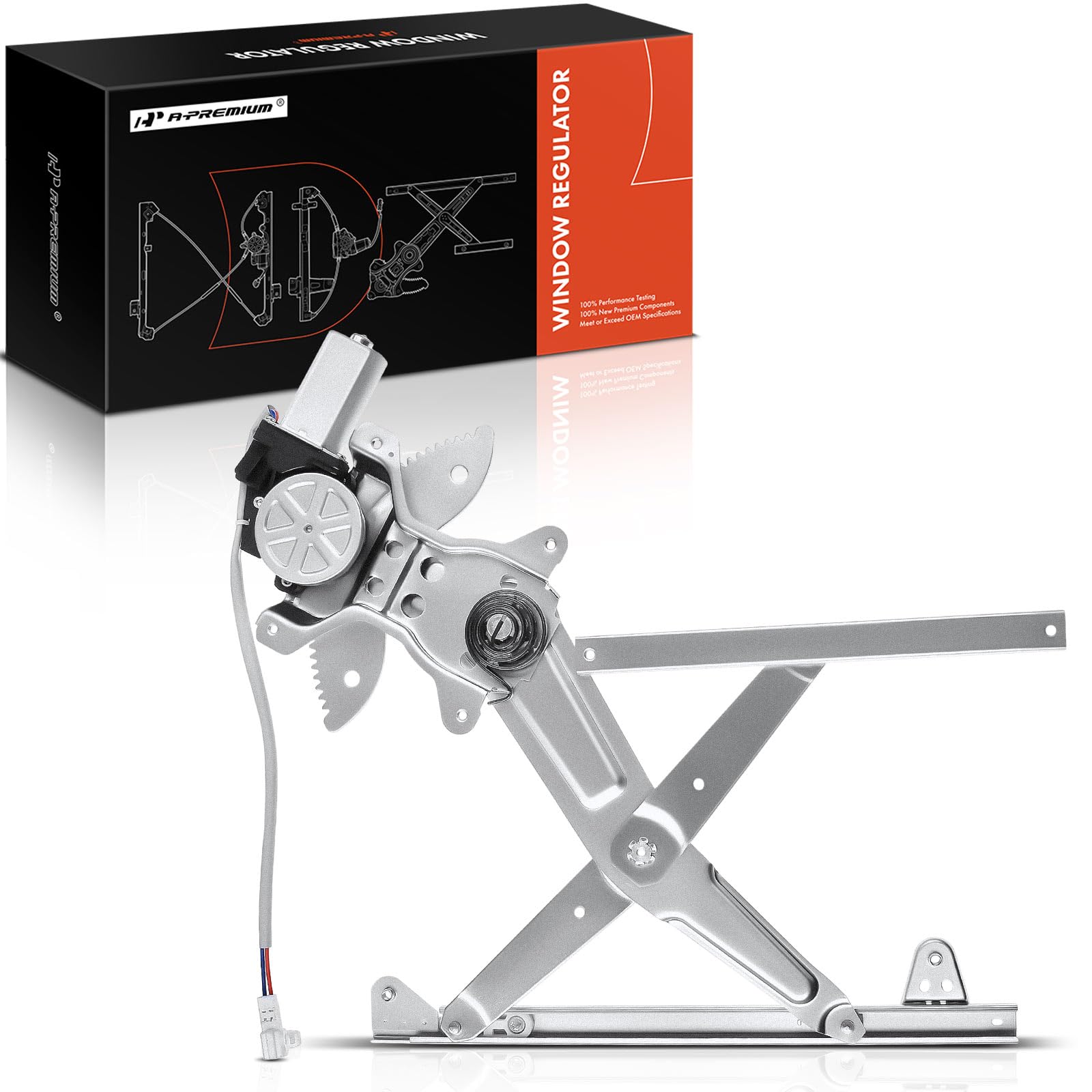 A-Premium Power Window Regulator with Motor Compatible with Toyota Camry 1997-2001 Front Right Passenger Side