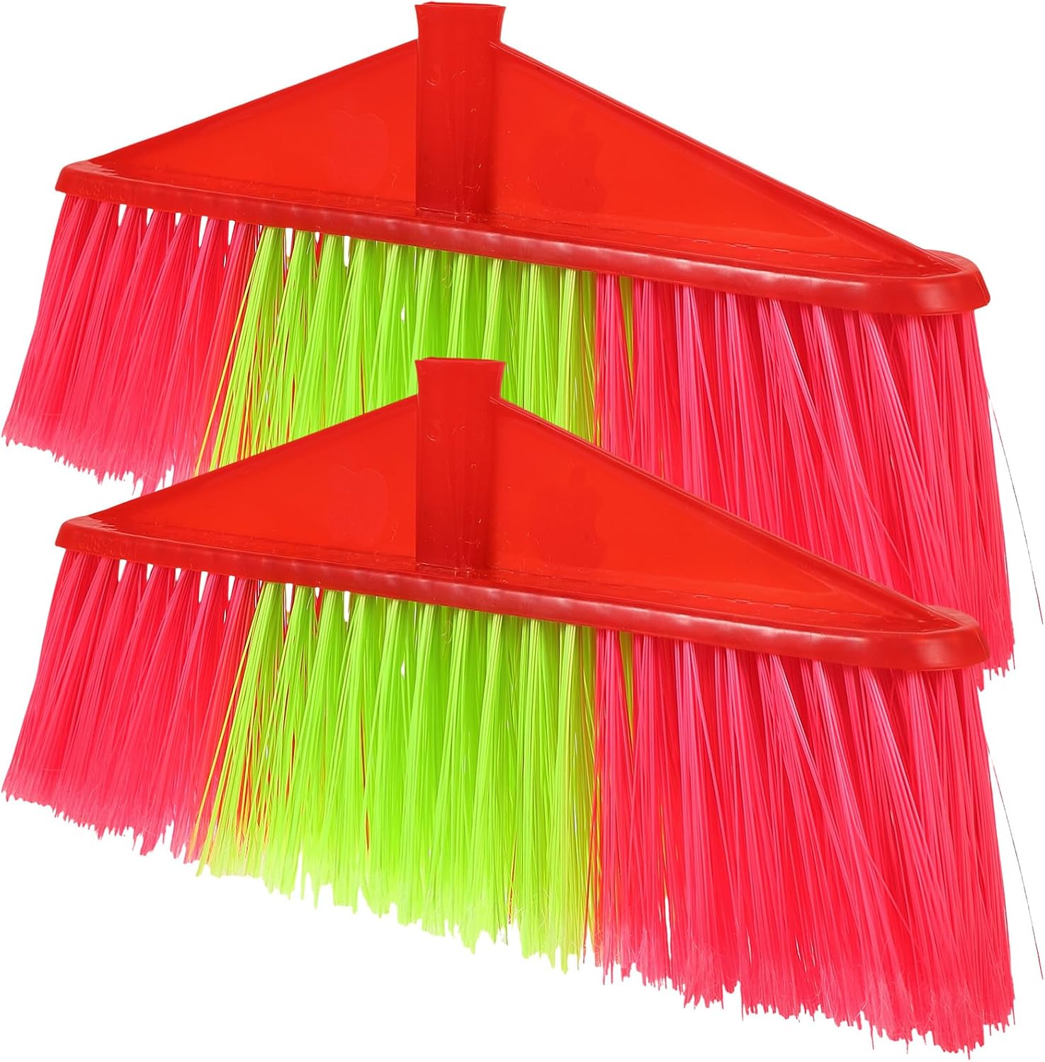 Ipetboom 2pcs Plastic Broom Head Replacement Mop Head for Hardwood Floors Dust Mop