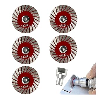 1.57" Diamond Saw Blades Set, 40mm Multi-Functional Professional Mini Diamond Cutting Blade Set, Precision Stone Cutting Made Easy, for Granite, Marble, Sandstone 5Pcs