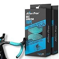 Vista 8 de ALIEN PROS Cinta de manubrio de bicicleta EVA (juego de 4) color blanco – Mejora el agarre de tu bicicleta con esta cinta para manillar de bicicleta