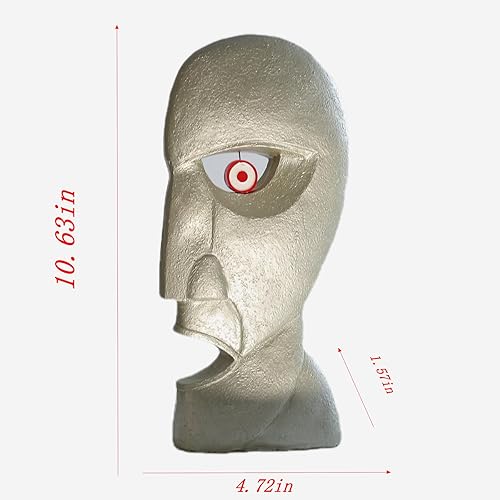 Miniatura 3 de Division Bell Heads Estatua de arte, estatua de resina pintada a mano para decoración del hogar, gran regalo para los amantes de la música rock,