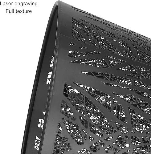 Miniatura 2 de HERCHR Pantalla de metal con patrón de árboles, pantalla para lámpara de mesa, lámpara de escritorio, lámpara de noche, pantalla de hierro forjado,