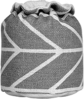 Vista 3 de Yoption Protectores de suelo para patas de silla, flechas grises de lino y algodón, almohadillas protectoras para patas de muebles, almohadillas