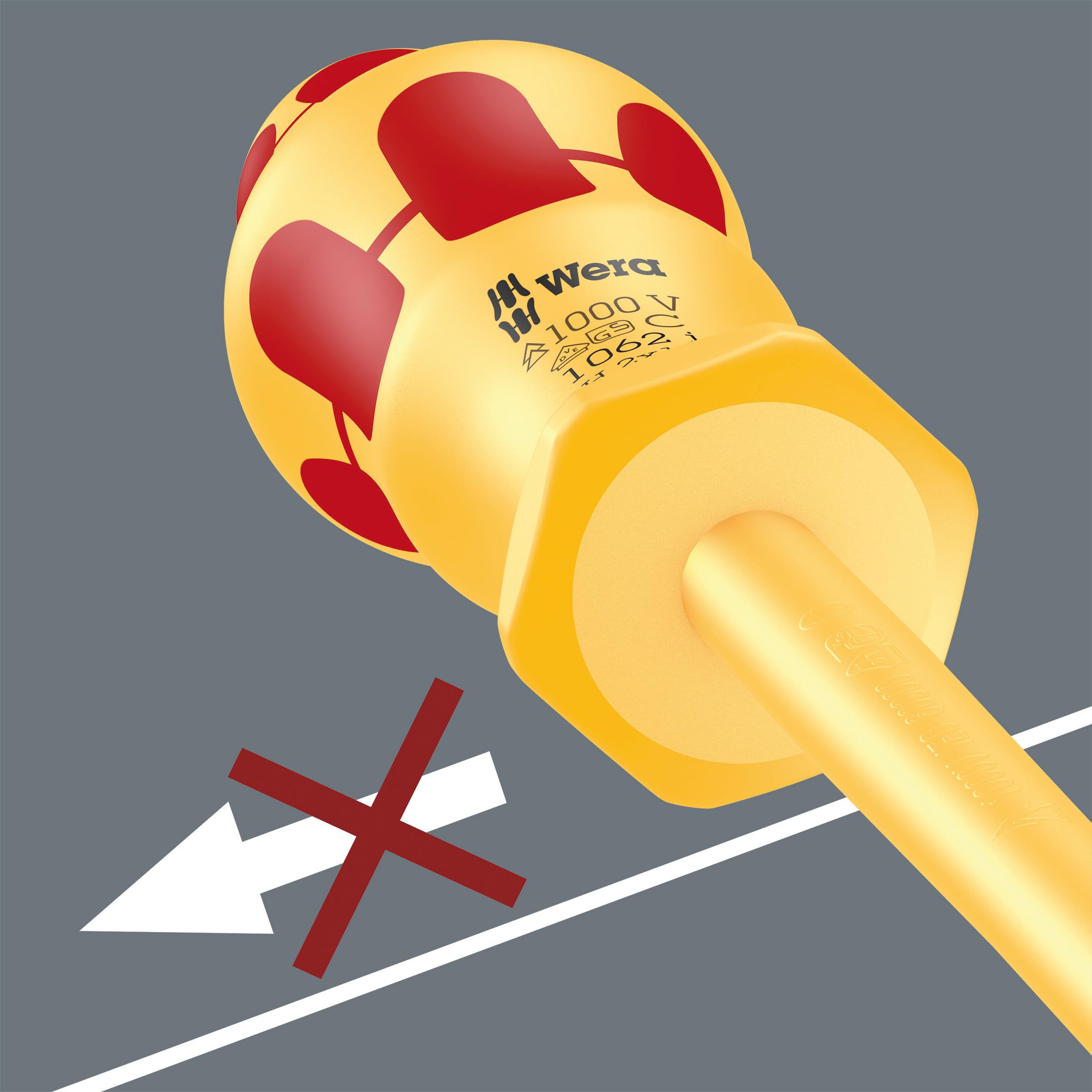 Wera Tools 1060 i/1065 i/6 Kraftform VDE screwdrvr Set 6 Pieces