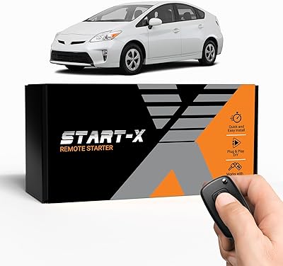 Start-X Remote Starter Kit for Toyota Prius 2010, 2011, 2012, 2013, 2014, 2015 & Prius V Hybrid 2012-2016 Vehicles | Push-to-Start Ignition | Plug & Play Install | Zero Wire Splicing
