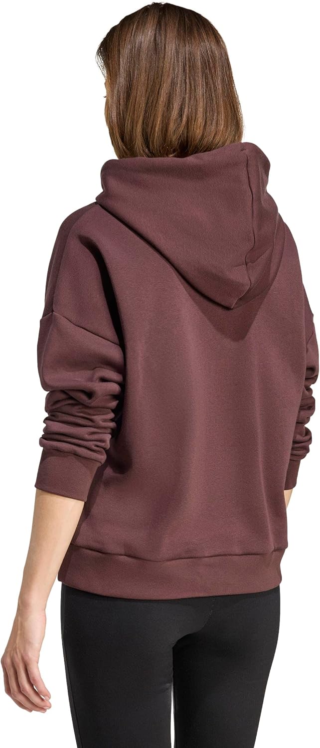 adidas womens Essentials Small Logo Feel Cozy Hoodie - Image 3