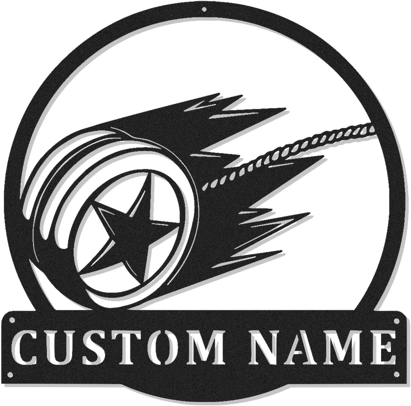 Custom Yo-Yo Led Light Metal Wall Art Personalized Gift for Toy Enthusiasts Game Room Decor