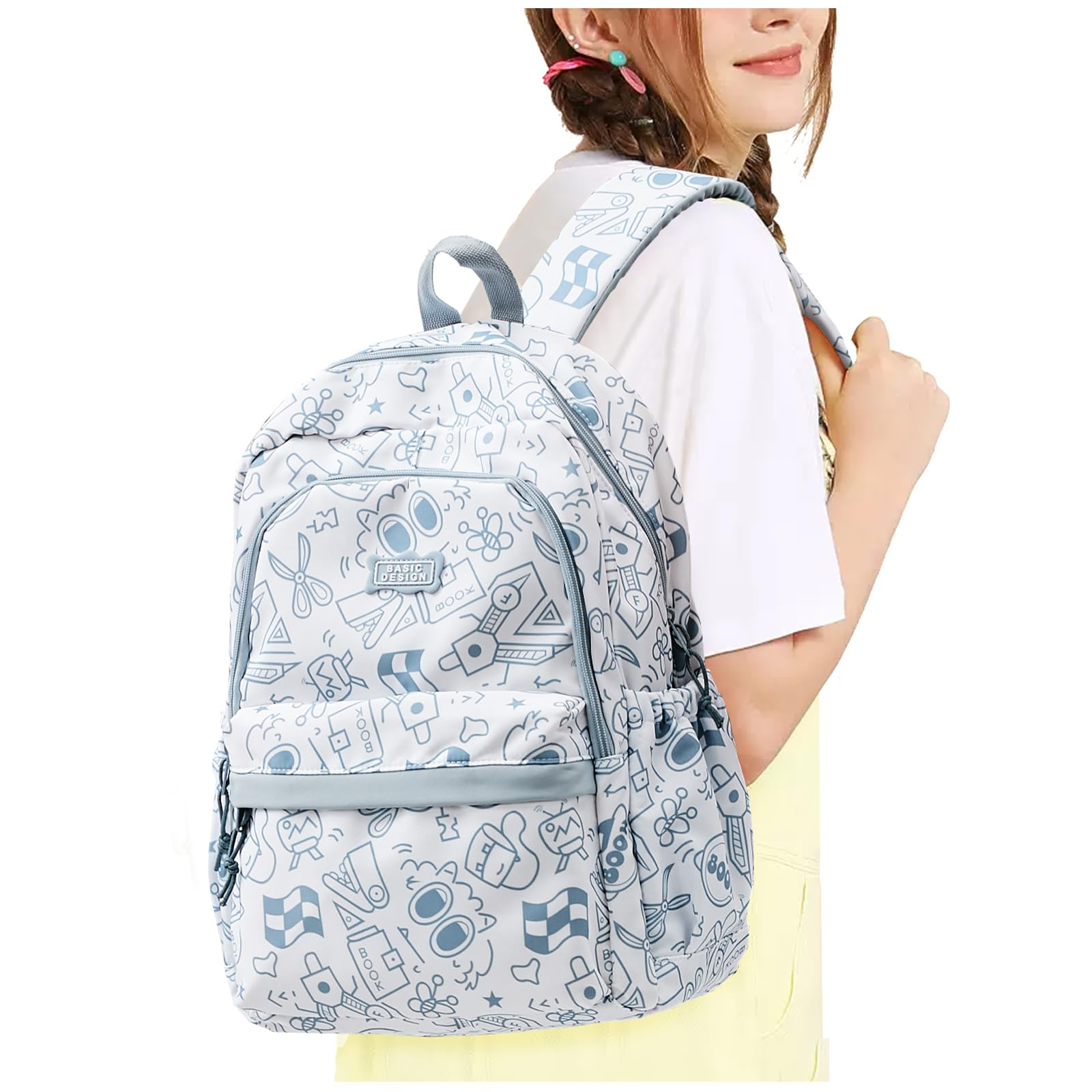 HYC00 Mochilas Escolares,Mochila Escolar Adolescente Mochilas Colegio Niña Mochila Instituto Chica mochila Universitaria Mujer Mochila Portatil Mochilas Tipo Casual Backpack para Escolar Viaje Trabajo