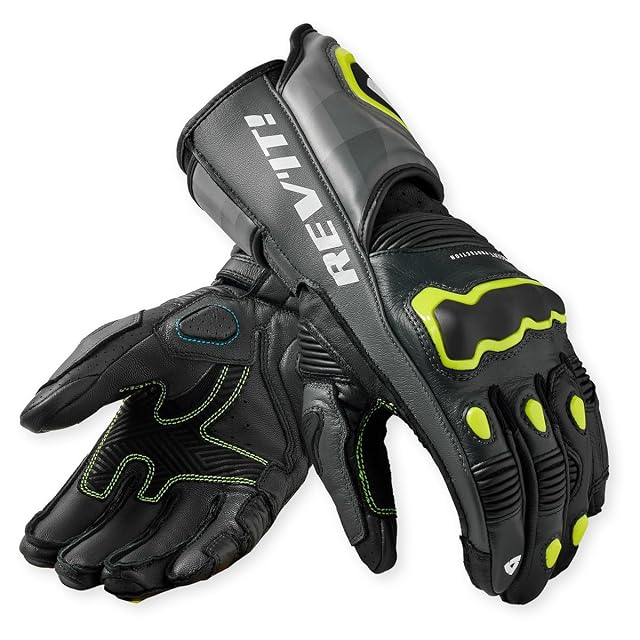REVIT Mens Quantum 3 Race Motorcycle Gloves