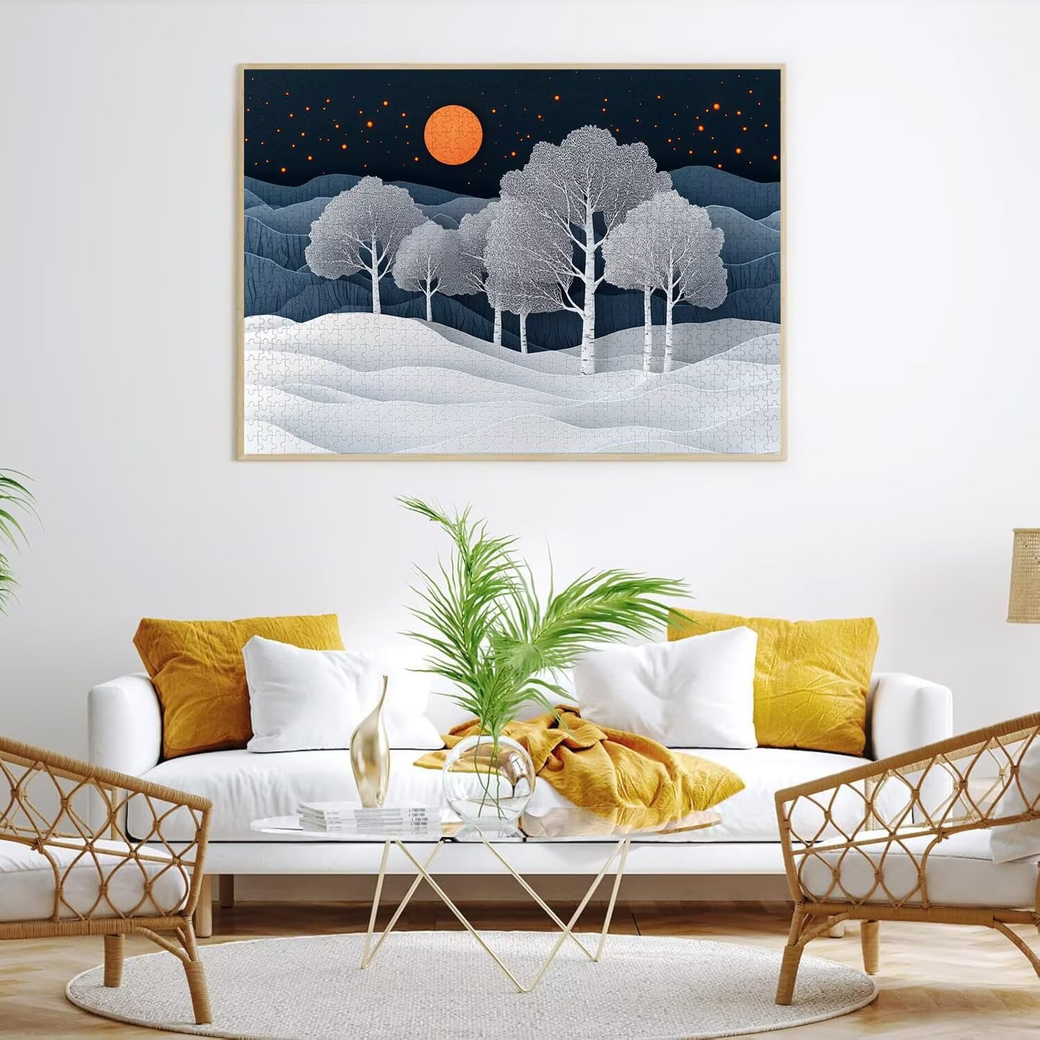 Puzzle 1314 Pieces Dessin animé Puzzle Adulte 75x50cm, Arbre, n-347