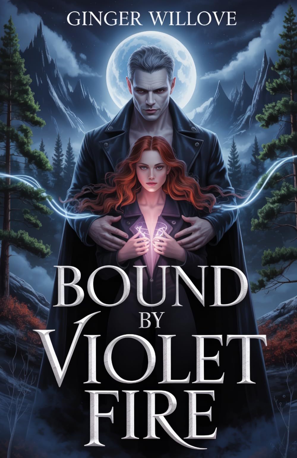 Bound by Violet Fire: A Dark Romantasy of Fated Mates, Forbidden Magic, and a Vampire Bond