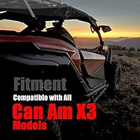 Vista 7 de Goldfire 4 elevadores de asiento de 1.5 pulgadas para Maverick X3, color negro, apto para Can-Am Maverick X3 todos los años, asiento de pasajero