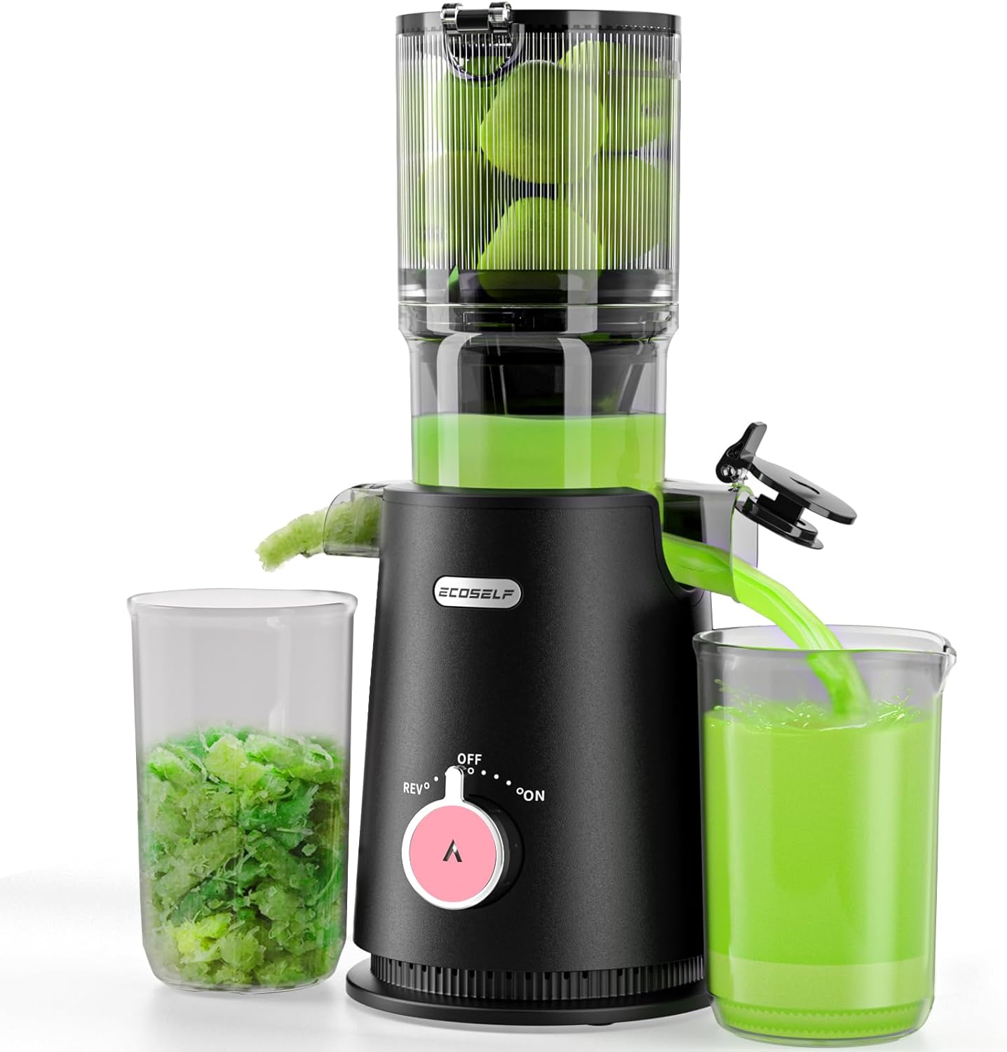 Juicer Machines, Cold Press Juicer with Wide Mouth, Masticating Juicer for Vegetable and Fruit(Pink) Juicer Machines, Cold Press Juicer with Wide Mouth, Masticating Juicer for Vegetable and Fruit(Pink)