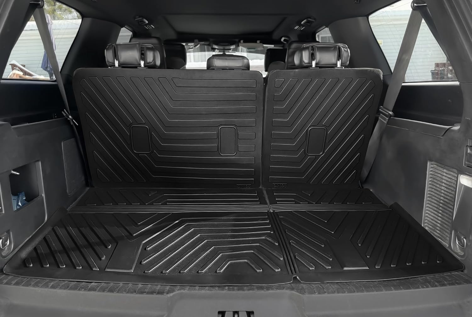 YITAMOTOR Floor Mats for Ford Expedition 2018-2024 7-Seater Not for Max Model Custom Fit All Weather TPE Mat — view 8