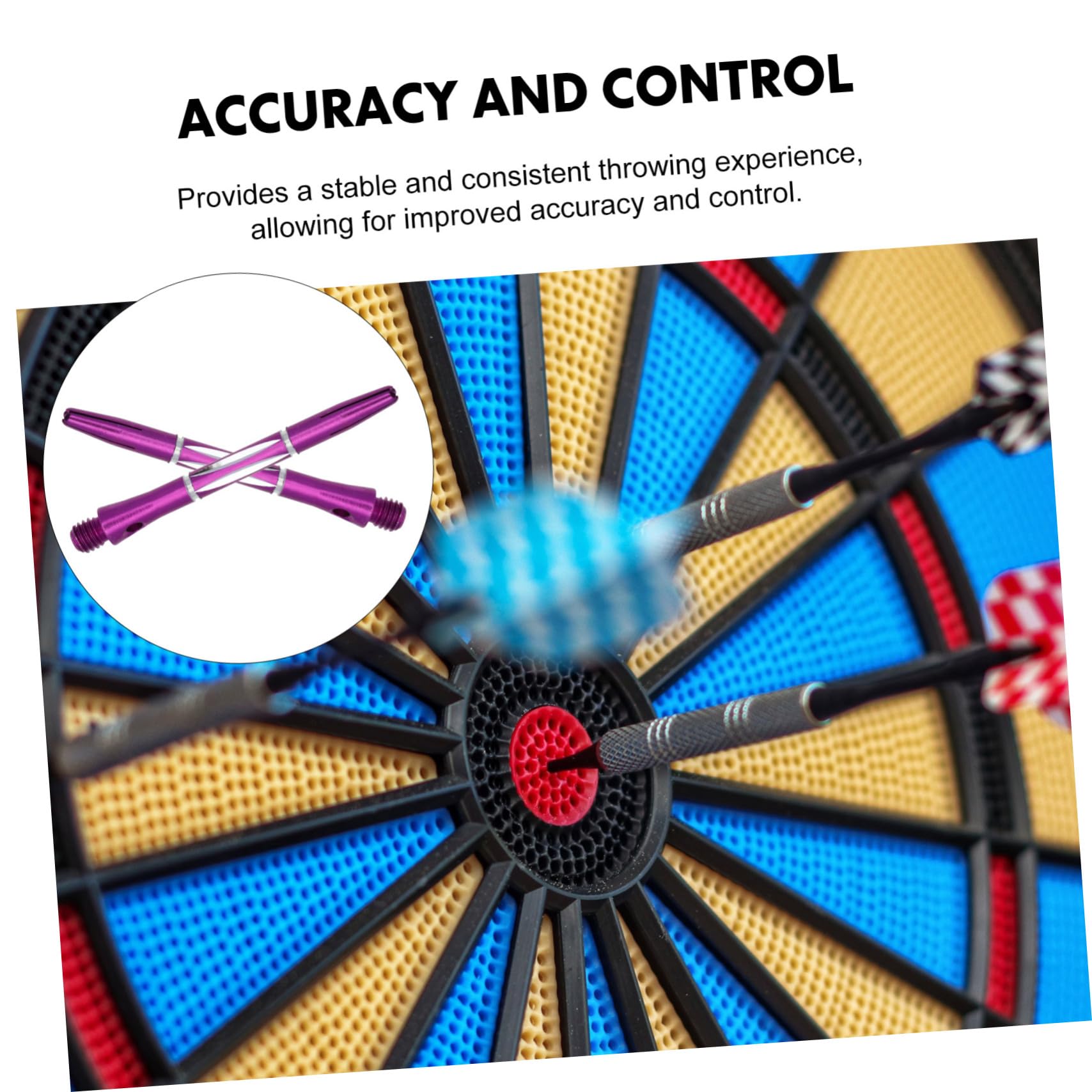 WHAMVOX 6pcs Professional Shafts Metal Thread Stems Front-Load Balance for Enhanced Performance