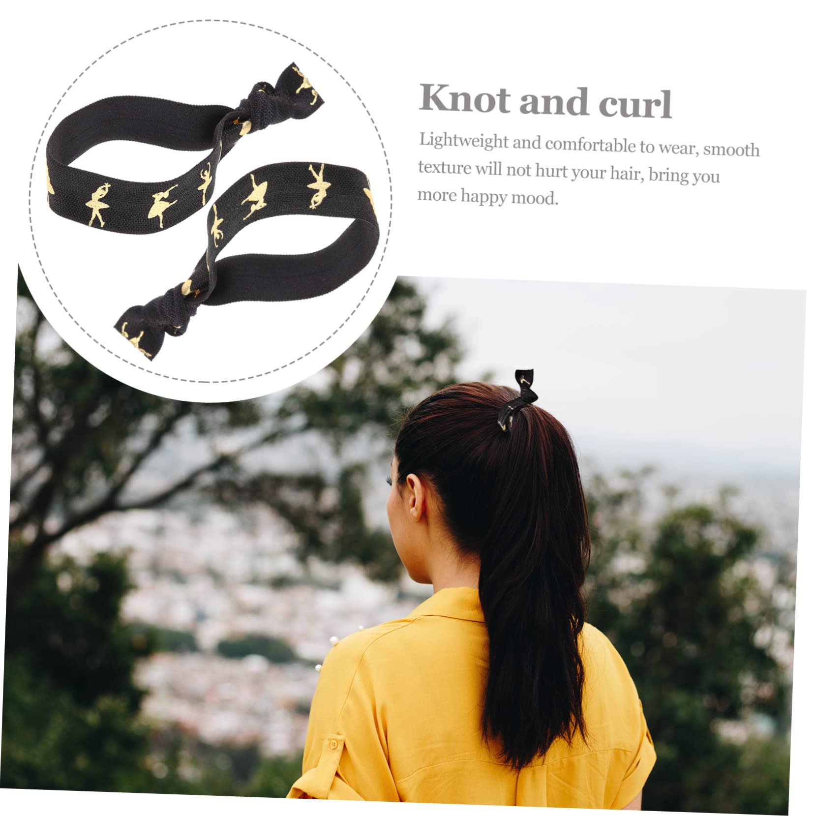 Healeved 5 Sets Seidenband-haargummis Haargummis Für Frauen Keine Falten Pferdeschwanzhalter 20 Stück * 5