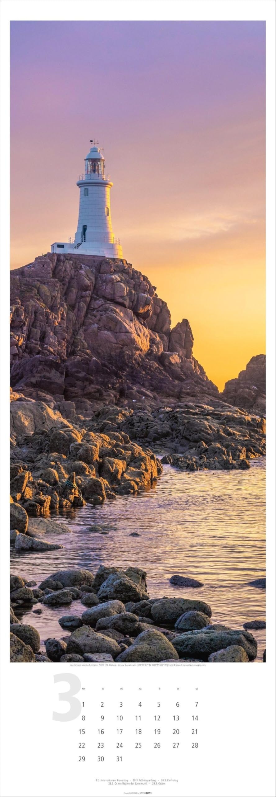 Leuchttürme Kalender 2027: Langer Bild-Kalender mit 12 spektakulären Fotos von unterschiedlichen Leuchttürmen. Wandkalender XXL 2027. Vertikaler ... Leuchtturm-Bauten zeigt. Format: 34 x 98 cm.
