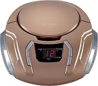 Sylvania Boombox portátil de CD com rádio AM/FM