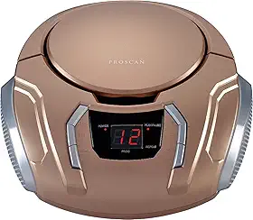 Sylvania Boombox portátil de CD com rádio AM/FM