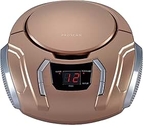 Sylvania Boombox portátil de CD com rádio AM/FM