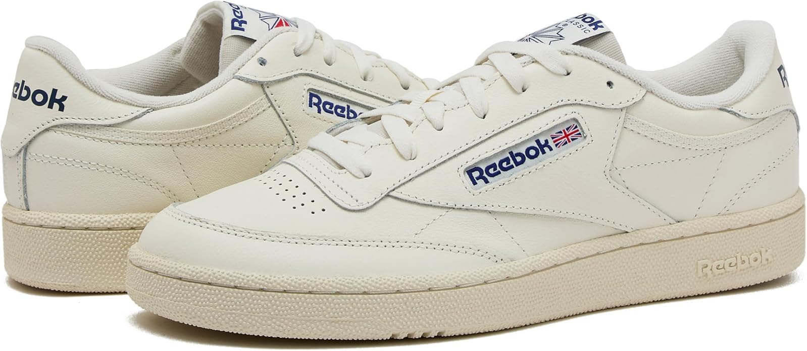 Reebok Men's Club C 85 Tennis Shoes, Casual Fashion White Sneakers