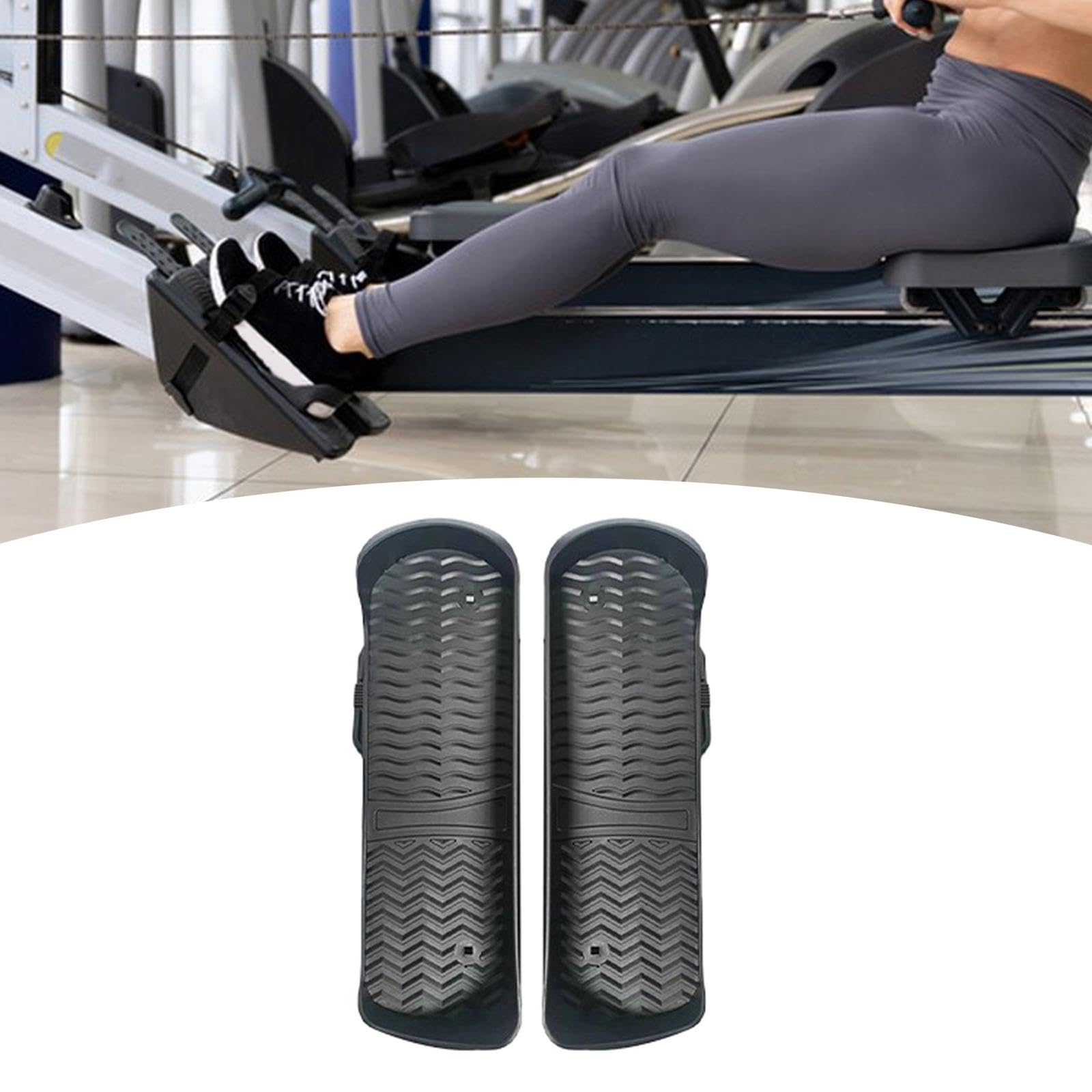 Oshhni Fußpedale für Ellipsentrainer, für Fitnessgeräte, Reparaturgeräte, Fußpedale für Trainingsgeräte für Fitnessstudio, Training