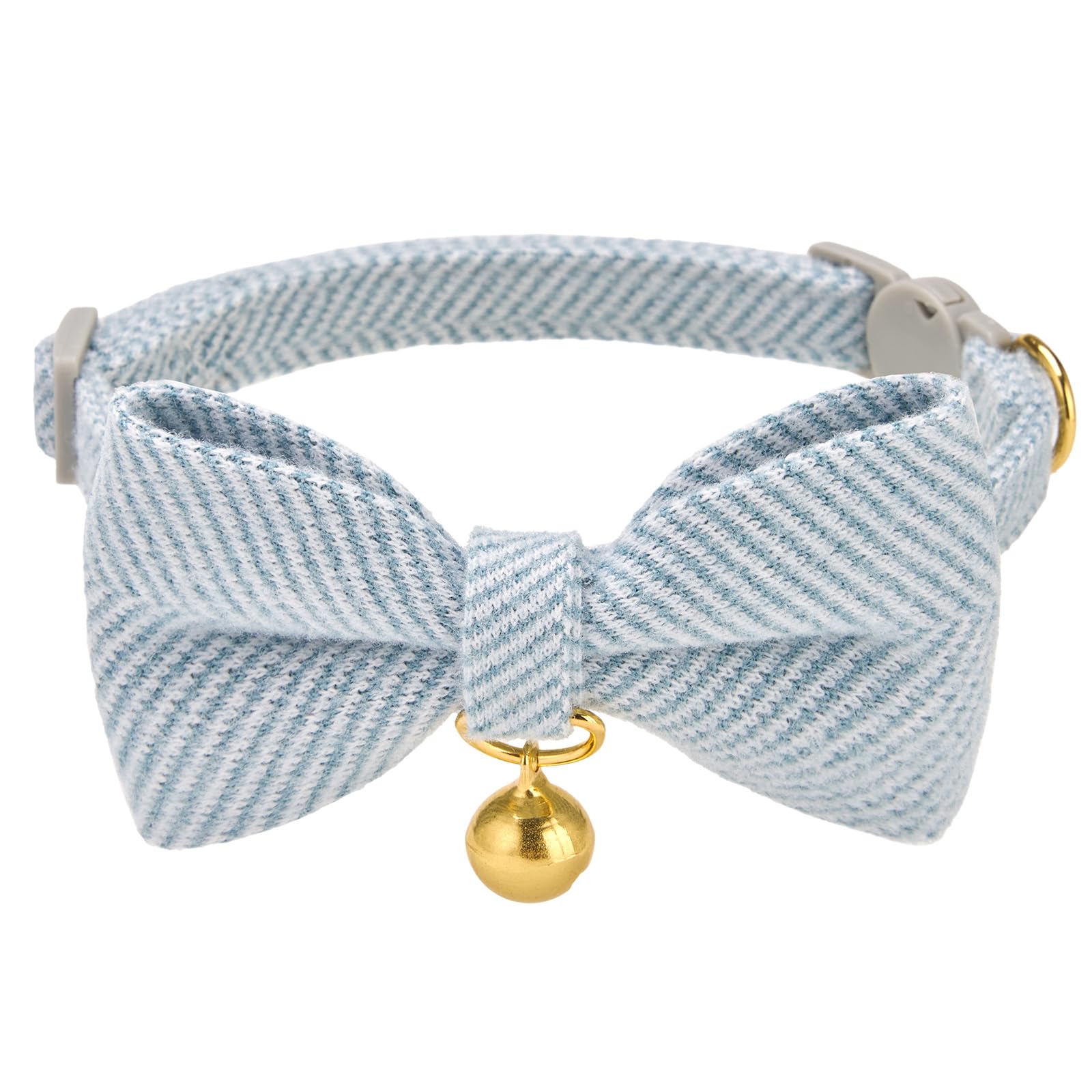 Petiry Bow Tie Cat Collars Quick Release Safety Collar for Kittens,Blue