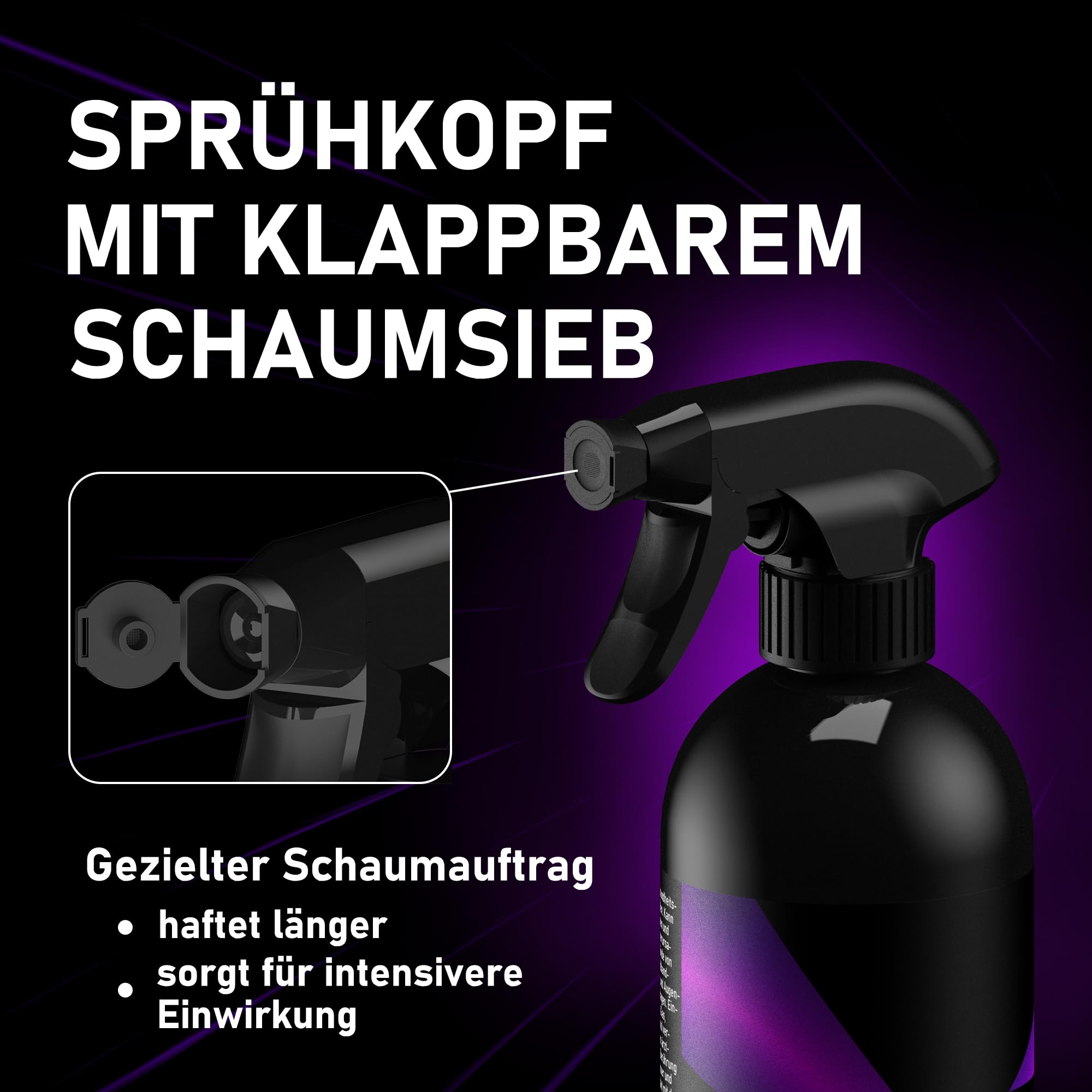 DAUTOX® Auto Reinigungsset – Autopflege Set für Innenraum & Außenbereich | Fahrzeugpflege Komplett- & Startersets | verschiedene Setgrößen (Außenpflege PRO Set | 4-teilig)