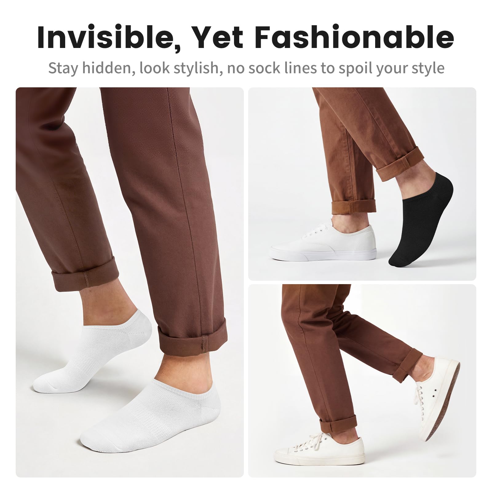 Calcetines cortos de algodón para hombre, de corte bajo, para hombre