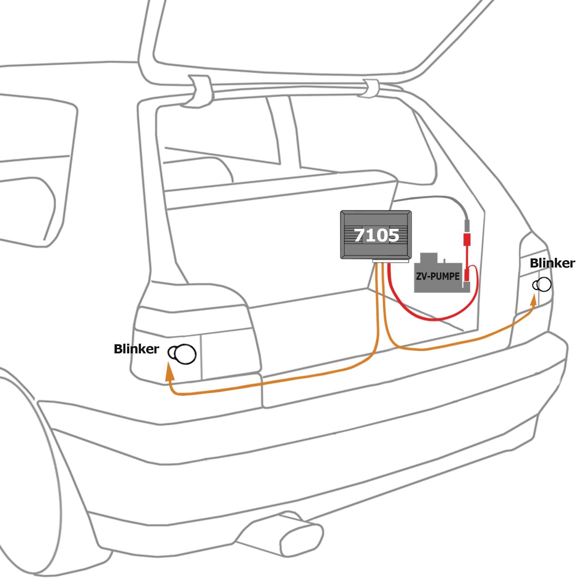 JOM Car Parts & Car Hifi GmbH 7105-3 Radio-télécommandes pour centralisation de verrouillage, KeylessOpen-S, conviennent à VW Golf 3/ Cabrio 94-98, Golf 4 Cabrio, Passat 92-96, Polo 6N 95-01, Vento, avec clé pliable
