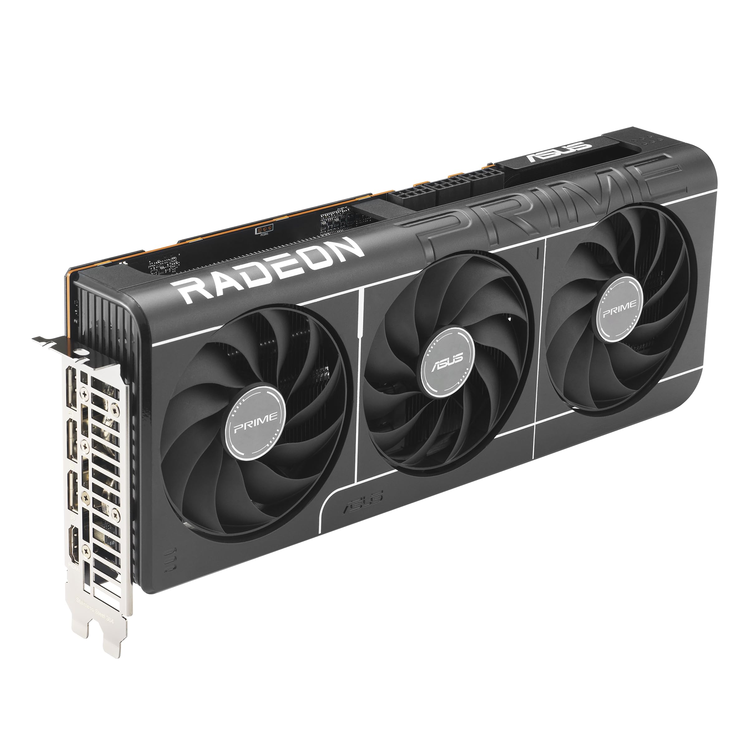 ASUS Prime Radeon™ RX 9070 XT OC Edition Graphics Card (PCIe 5.0, HDMI/DP 2.1, 2.5-Slot Design, axial-tech Fans, Dual Ball Fan Bearings, Dual BIOS, GPU Guard)