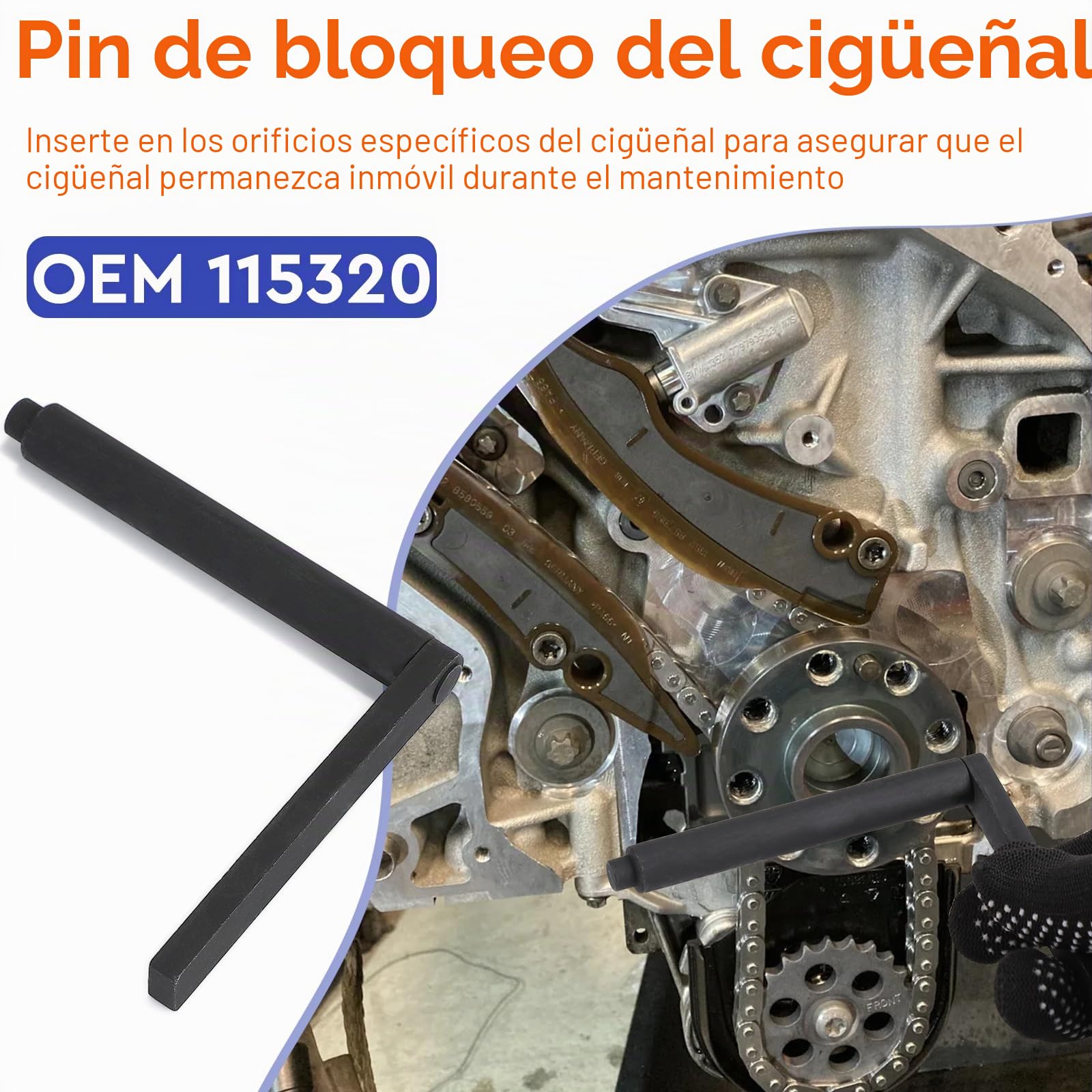 efuturetime Kit de Calado de Distribución para N47, N47S, N57, N57S, Motores Diésel 4 y 6 Cilindros, Herramientas de Árbol de Levas