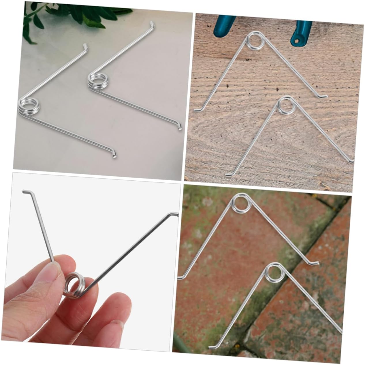 6pcs V Shaped Stainless Steel Pruner Replacement Springs for Shears